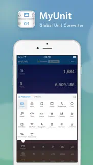 myunit · global unit converter iphone screenshot 3