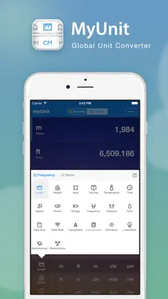 MyUnit · Global Unit Converter iPhone image 3