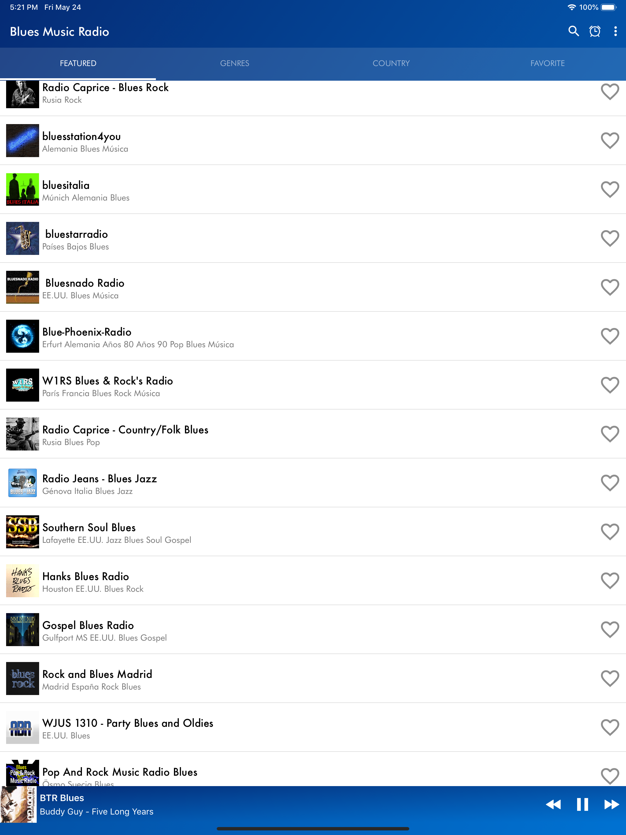 Blues Music Radio Station