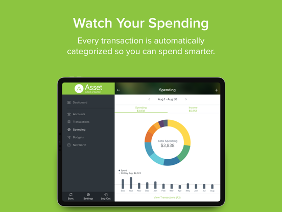 Asset, iPad screenshot 4 - Finance app