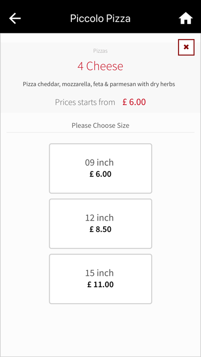 How to cancel & delete Piccolo Pizza, Redditch from iphone & ipad 4