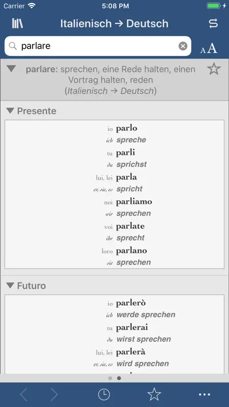 Ultra Deutsch-Italienisch screenshot 2 of 3
