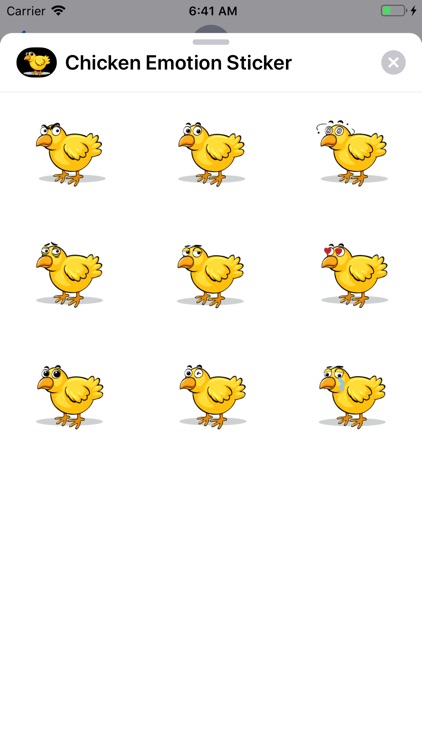 Chicken Emotion Sticker