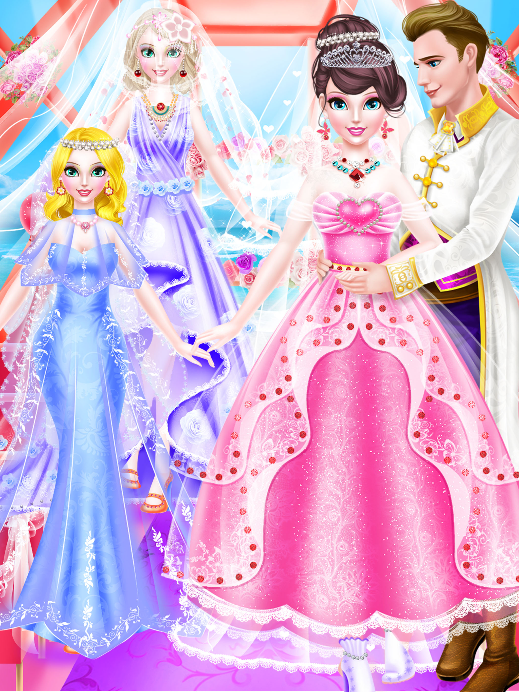 Wedding Dress-Girl Makeup Game screenshot 10