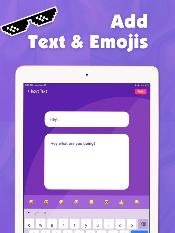 Super Funny Video Maker iPad screenshot 4 - Entertainment app