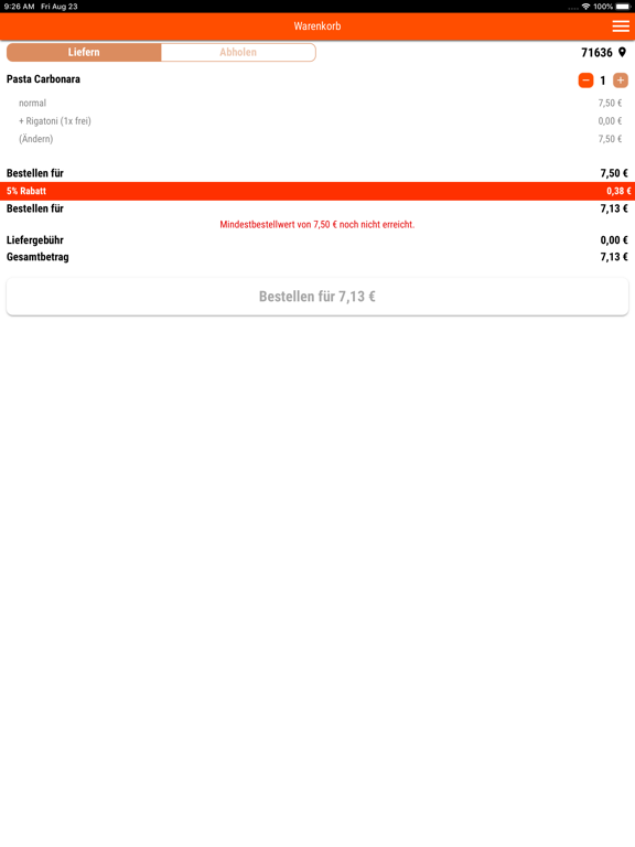 Screenshot #5 pour Star Pizza Ludwigsburg