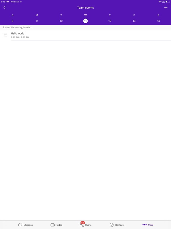 BT Cloud Work iPad screenshot
