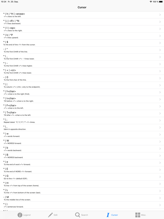 VI Reference iPad screenshot 4 - Reference app
