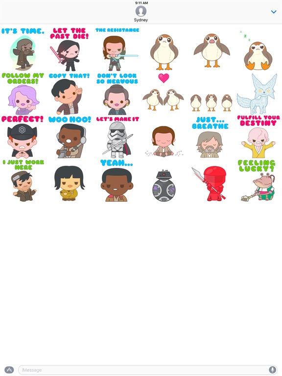 Screenshot #4 pour The Last Jedi Stickers