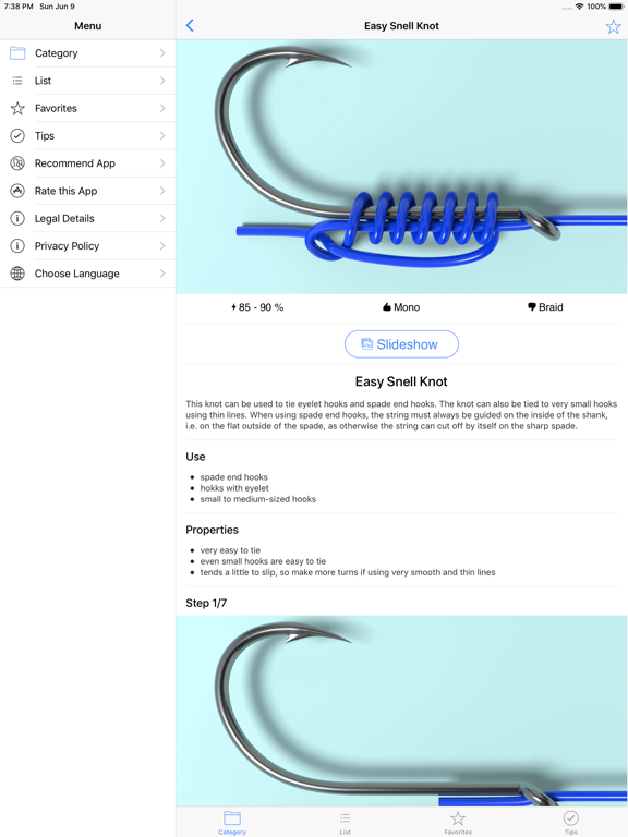 Screenshot #5 pour MyRigs - Fishing Knots