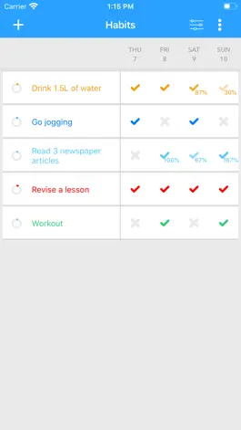 Game screenshot Habit Tracker - Your Goals mod apk