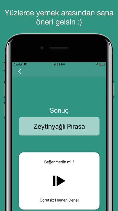 Ne-Yesem! - Farklı Yemek Bul screenshot 3