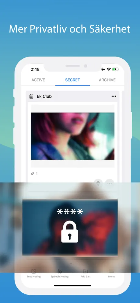 Safenotes - Secret Note Taking