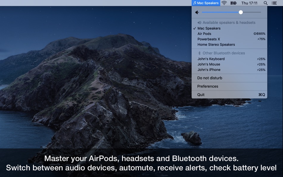 #1. AirMate (macOS) 由: Denk Alexandru