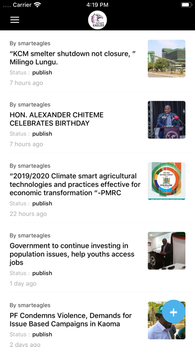 Screenshot #1 pour Smart Eagles Reporter