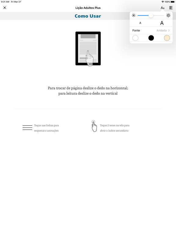 Lição da Escola Sabatina iPad screenshot 6 - Education app