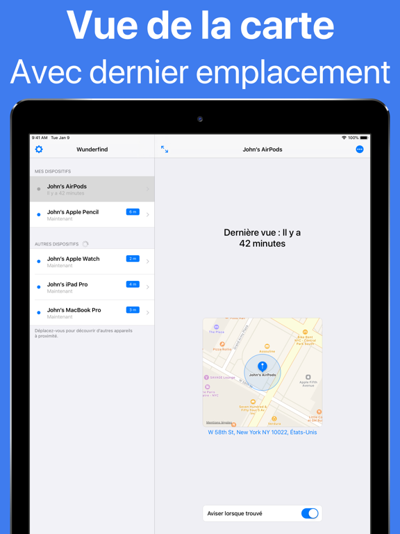 Screenshot #6 pour Wunderfind: Localiser appareil