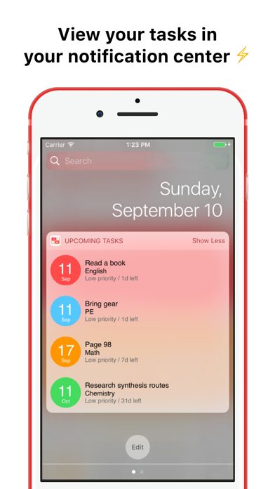 Screenshot #3 pour The Homework App