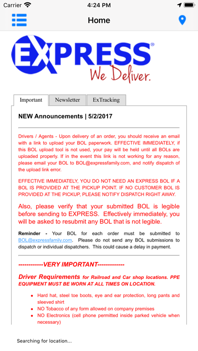 App screenshot