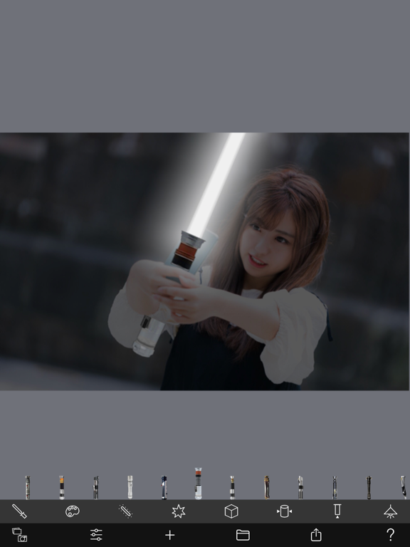 Lightsaber Camera Deluxe iPad screenshot