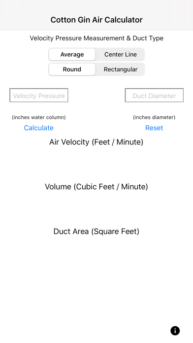 Screenshot #1 pour Cotton Gin Air Calculator
