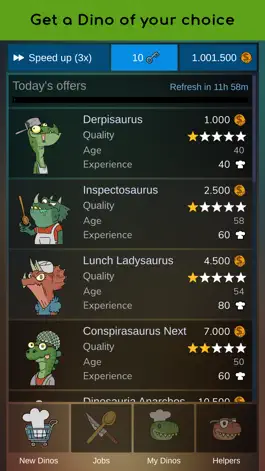 Game screenshot Idle Dinosaur Restaurant apk