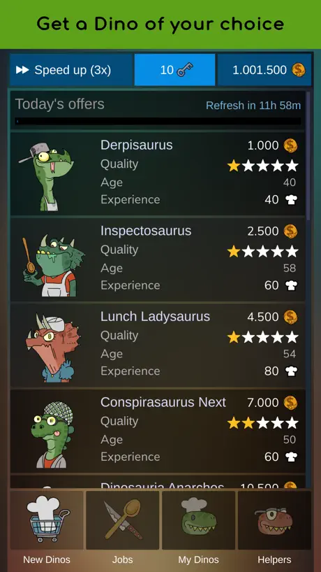 Idle Dinosaur Restaurant
