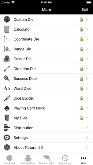 Скриншот Natural 20 Lite App на iPhone 6