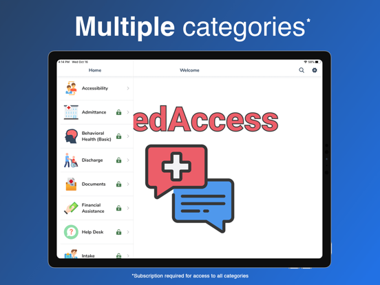 Screenshot #6 pour MedAccess with ASL & Text