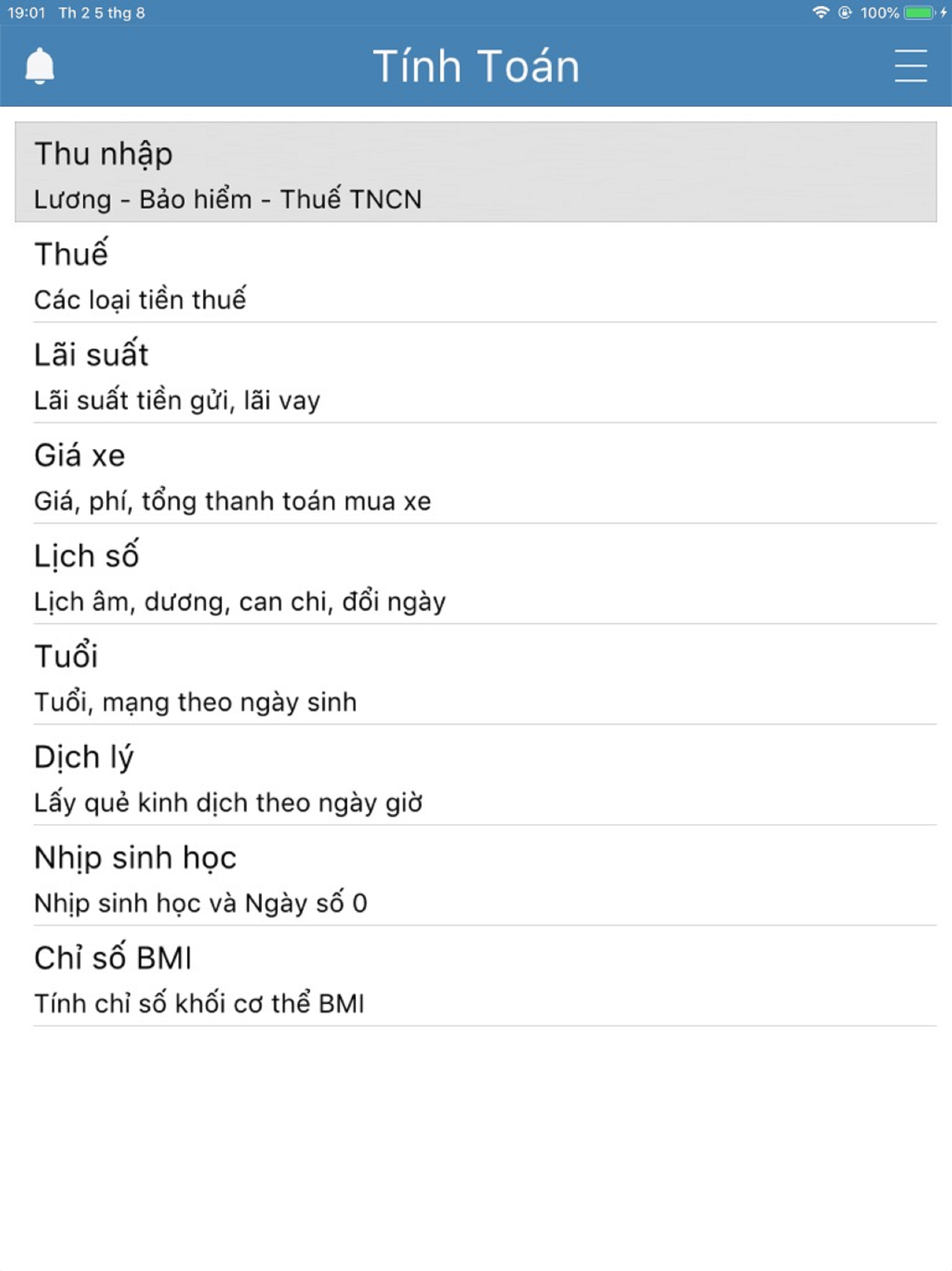 Tinh Toan Tien Tuoi screenshot 9