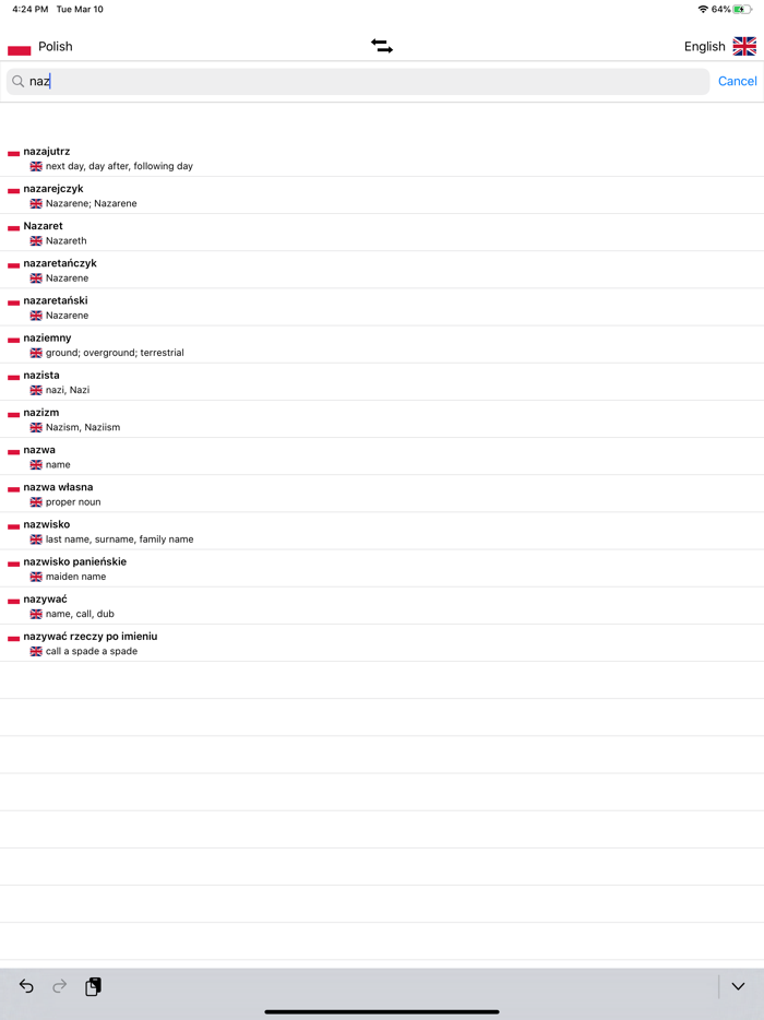 Polish-English Dictionary