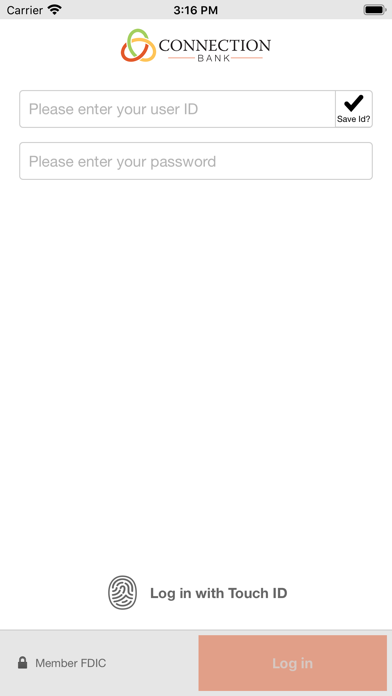 Connection Bank Business Screenshot