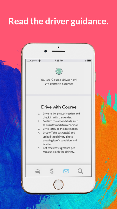 Couree Driver iPhone screenshot 8 - Business app