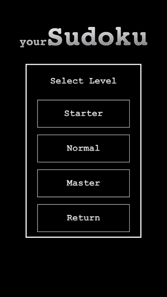 #3. yourSudoku - Over 10k sudoku (iOS) Podle: Oscar Tsang