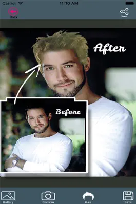 Game screenshot Man Hairstyles Photo Editor hack