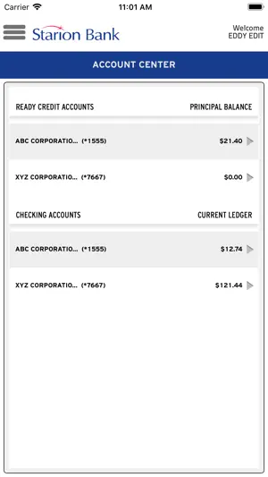 Starion Bank Business Mobile screenshot 1