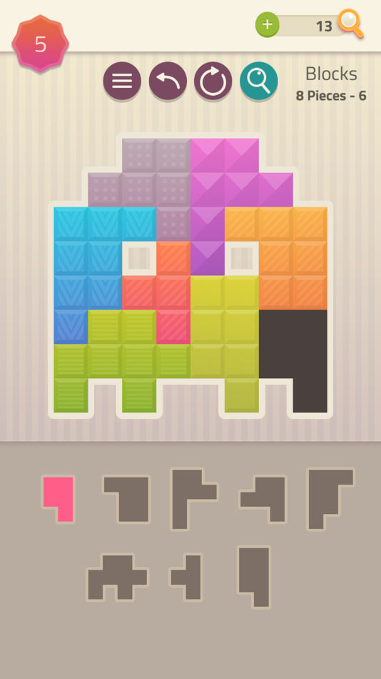 #6. Polygrams - Tangram Puzzles (iOS) 由: Norma Kohn