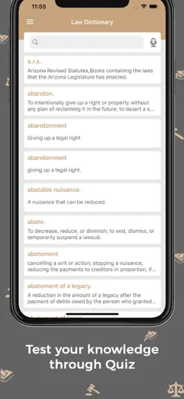 Game screenshot Law Dictionary : Offline apk