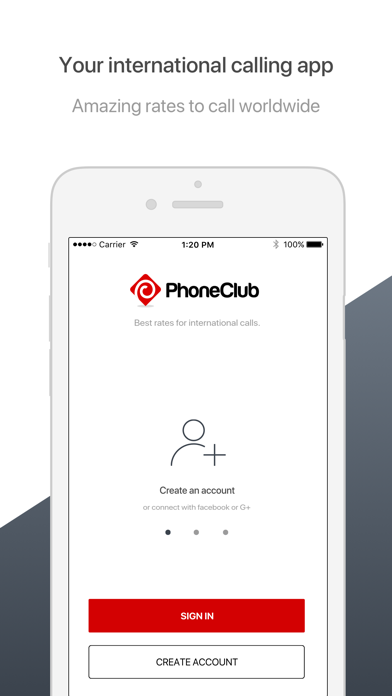 Screenshot #1 pour PhoneClub – Best Calling Rates
