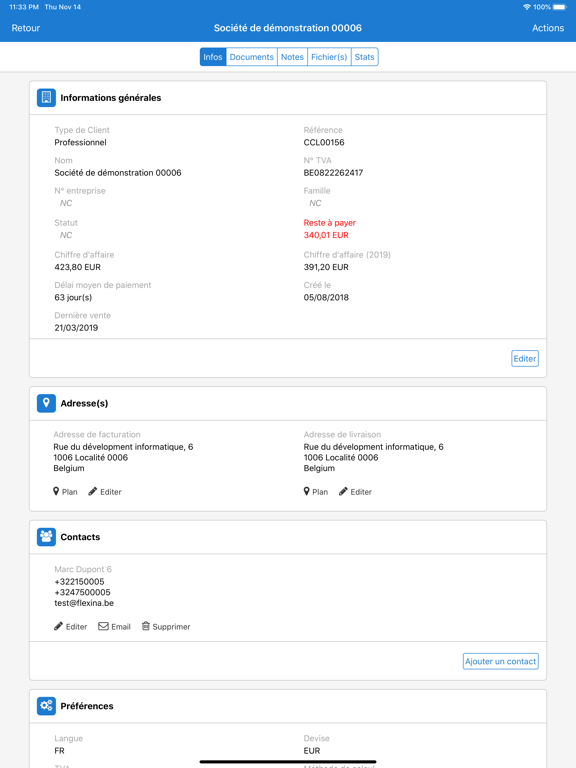 Screenshot #4 pour Flexina Facturation
