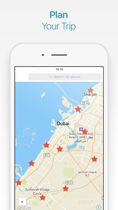 Dubai Travel Guide and Map Screenshot