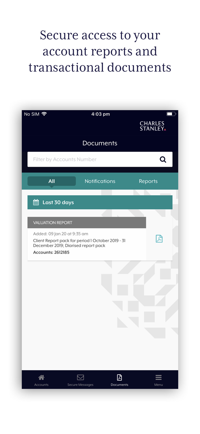 Charles Stanley My Accounts