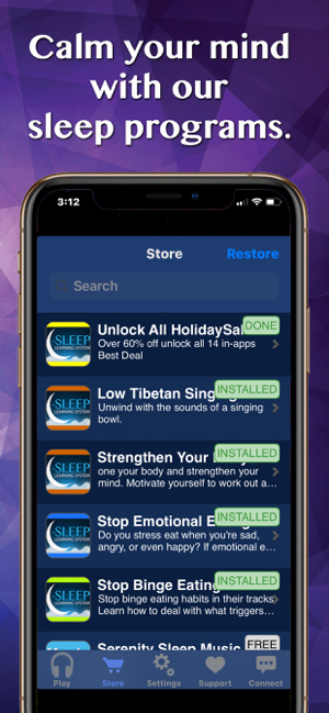 ‎Deep Sleep - Sleep Learning Screenshot