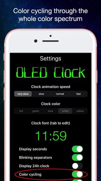 OLED Clock screenshot-4