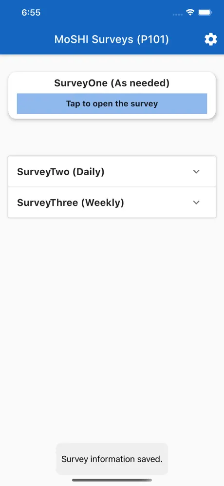 MoSHI Surveys