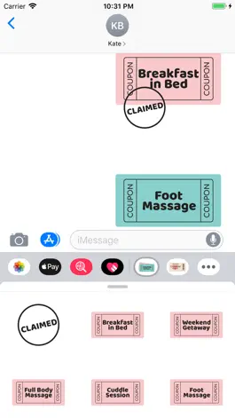 Game screenshot Retro Love Coupon Stickers hack