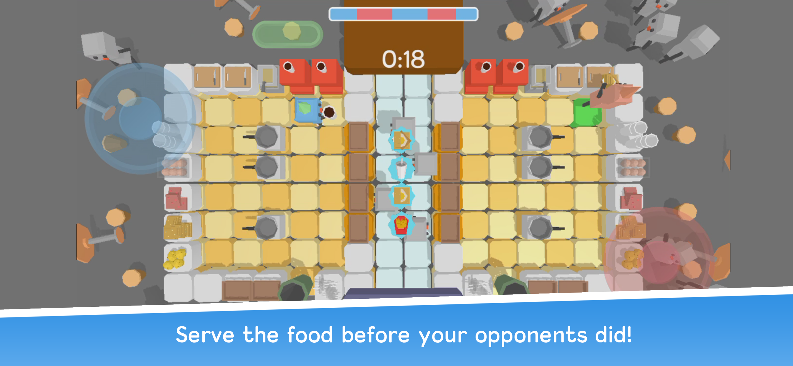 Cooking Party: 2P 3P 4P Battle