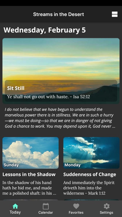 Streams in the Desert Devotion