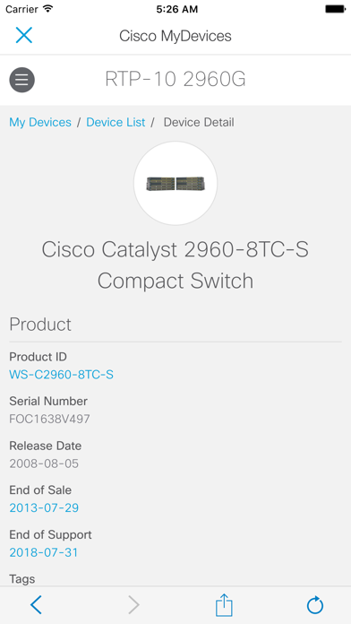 Cisco Technical Support screenshot 3