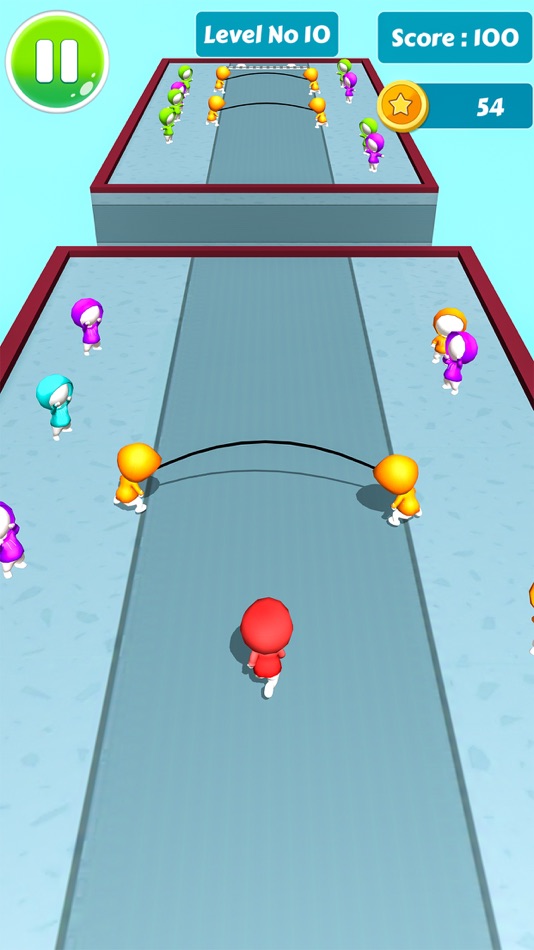 #2. Rope Run - Fun Race Game 3D! (iOS) Podle: BLEEDING EDGE STUDIO LTD